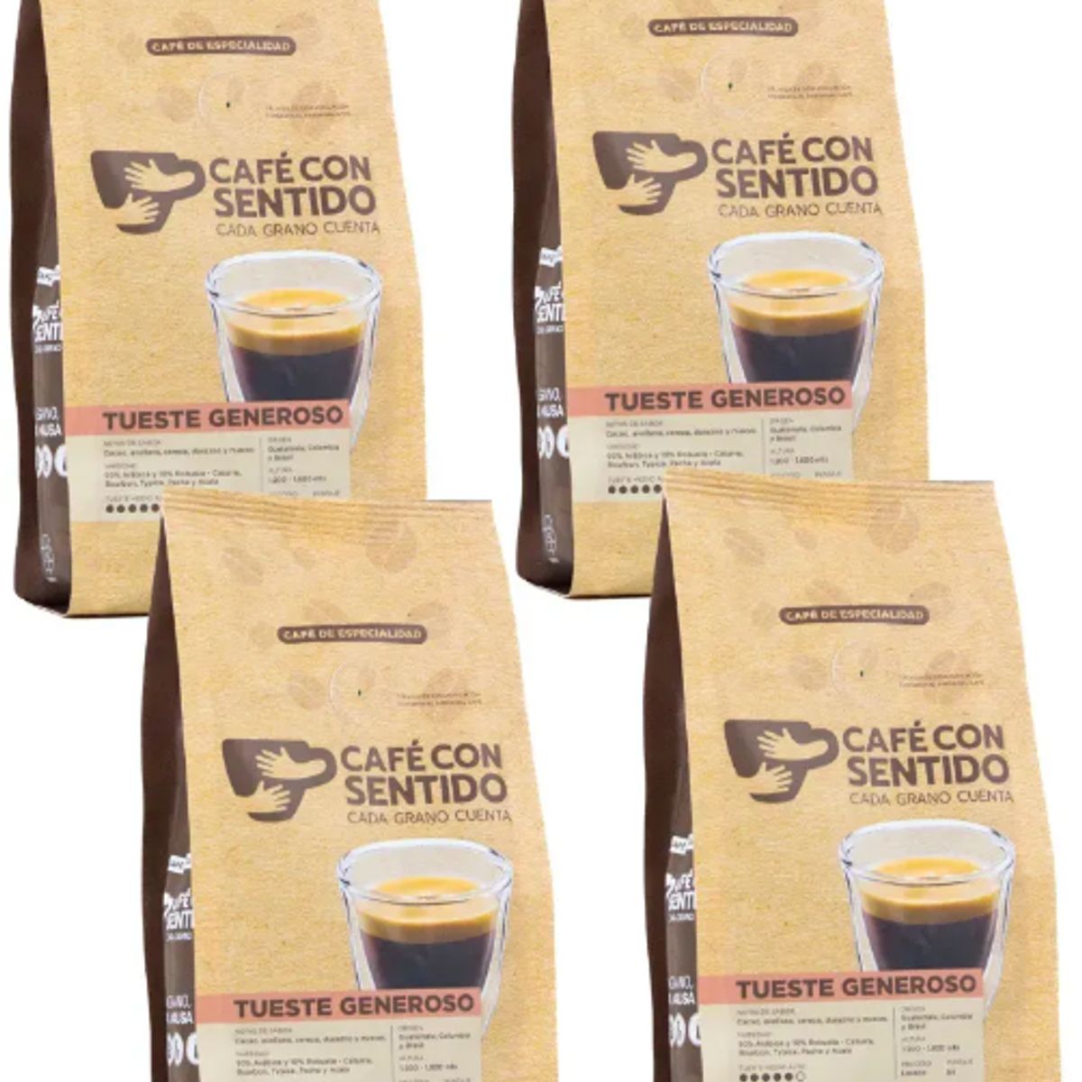 CAFE CON SENTIDO - Café con Sentido Tueste Generoso 1 kilo molido
