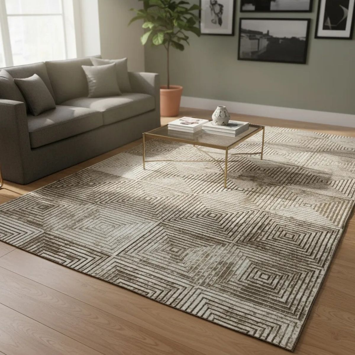 GENERICO - Alfombra Moderna Elegante  240X330 Origen Turca 035