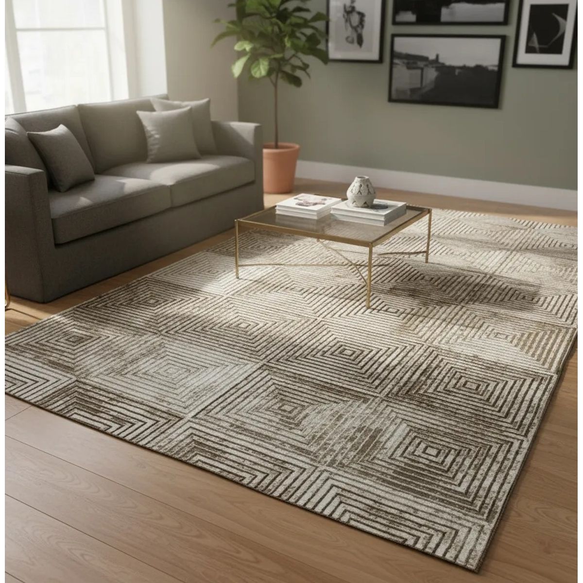 GENERICO - Alfombra Moderna Elegante  240X330 Origen Turca 035