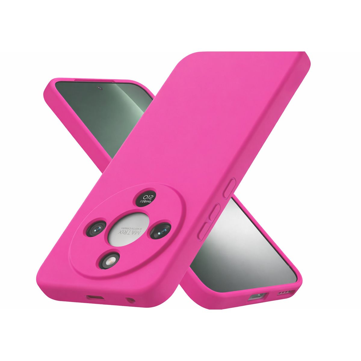 JOIGO - Carcasa Para Honor Magic 8 lite Goma Fucsia
