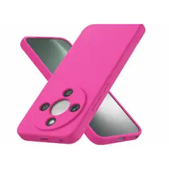 JOIGO - Carcasa Para Honor Magic 8 lite Goma Fucsia