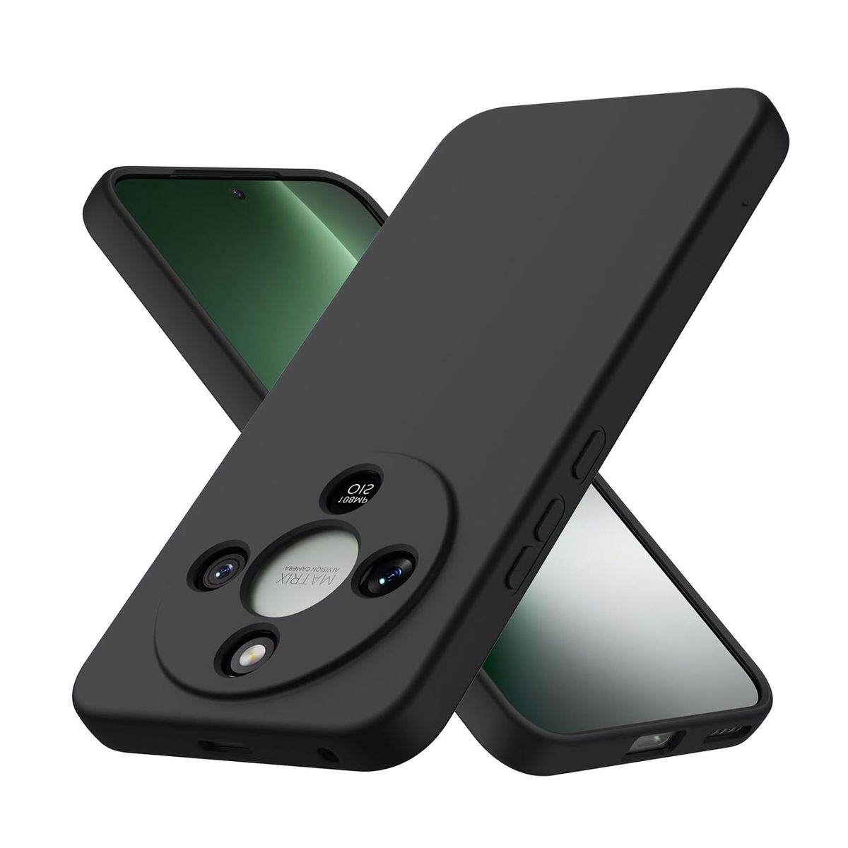 JOIGO - Carcasa Para Honor Magic 8 lite Goma Negro