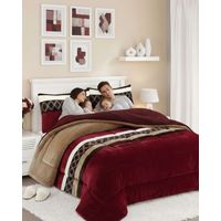 Plumón Cubrecama Chiporro plaza y Media Extra Cálido Invierno Premium