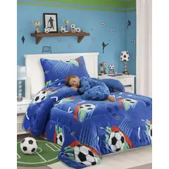 GENERICO - Plumón Cubrecama Chiporro plaza y Media Extra Cálido Invierno Premium