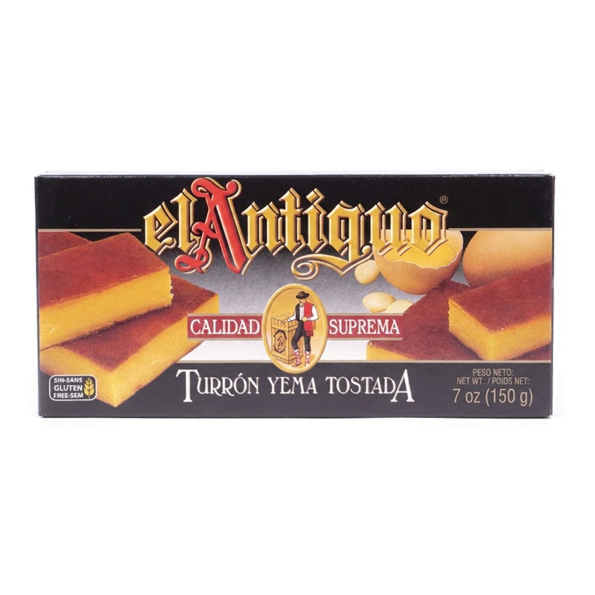 EL ANTIGUO - Turrón Yema Tostada El Antiguo 1 x 150 gr