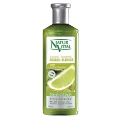 NATURVITAL - Shampoo Sensitive Lima 300 Ml Orgánico -Natur Vital