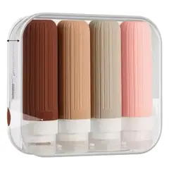 SOLO - Botellas Dispensador Silicona Para Viajes Cuidado Personal Silicona