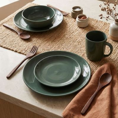 Imagen 2 del producto Juego De Vajilla 16 piezas Loza Cerámica July Verde