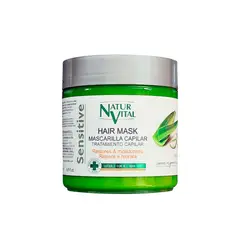 NATURVITAL - Mascarilla Capilar Aloe Vera Orgánico 500 Ml