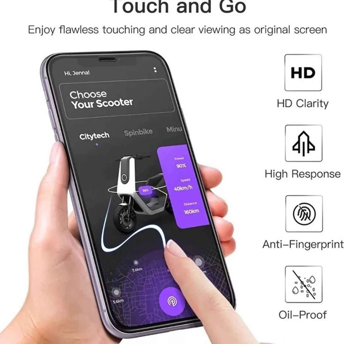 GENERICO - Kit Carcasa Magnetica + Lamina Para iPhone 15 Pro Max
