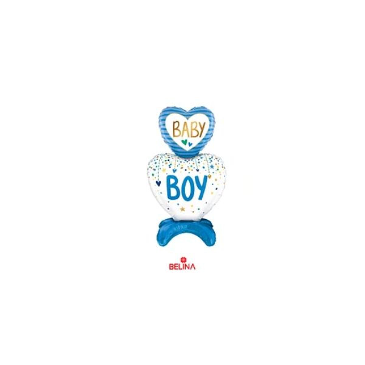 GENERICO - Globo metalico baby boy 62x110cm