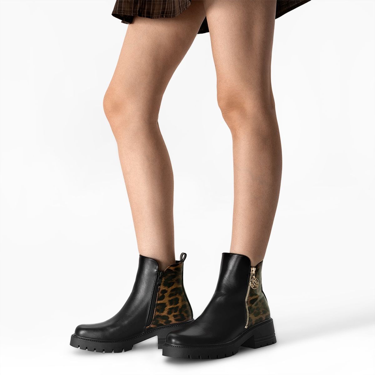 WEIDE - Botín Taco Mujer Casual PU Weide ZS85