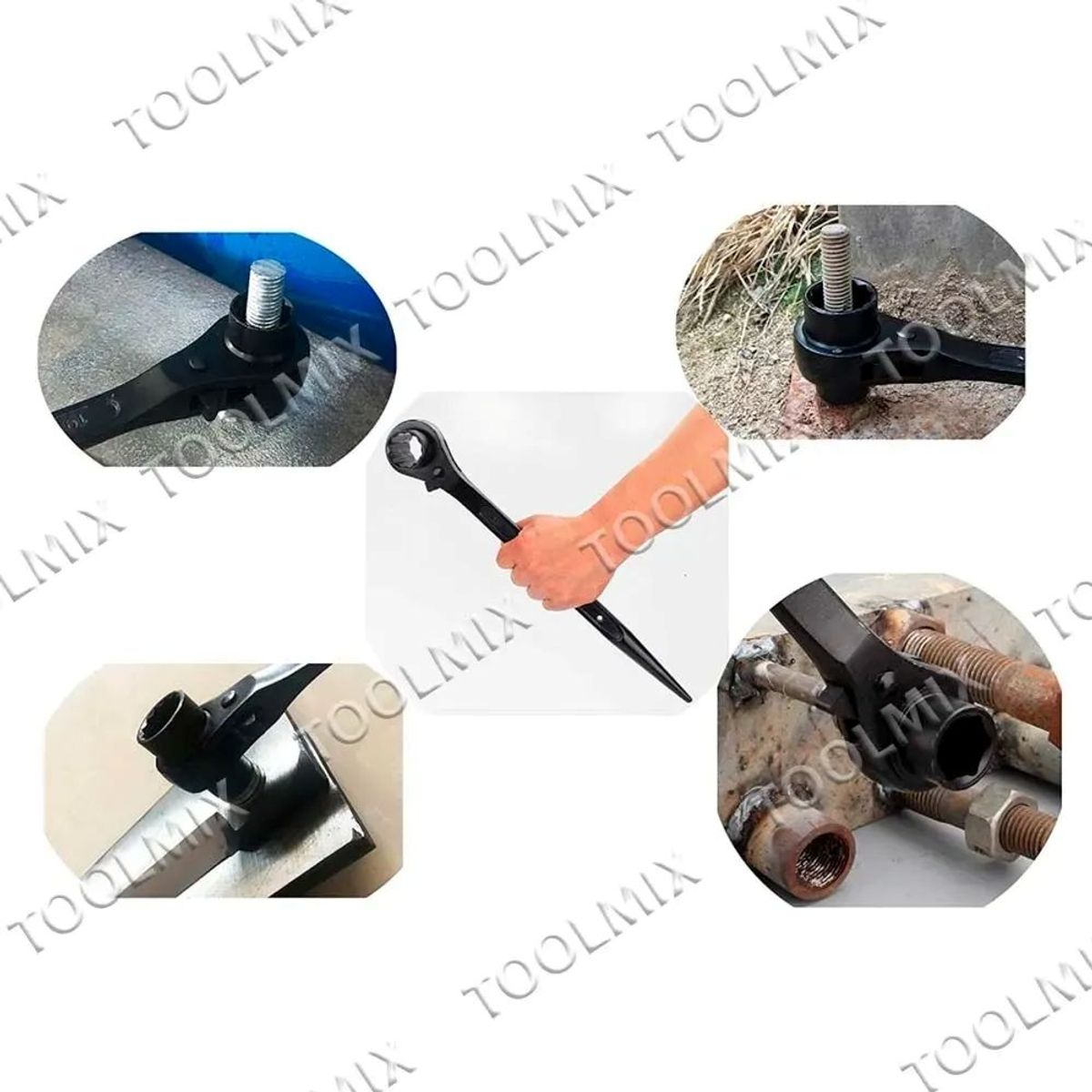 KAMASA - Llave Carraca Andamios Chicharra 19-21mm Porfesional Kamasa