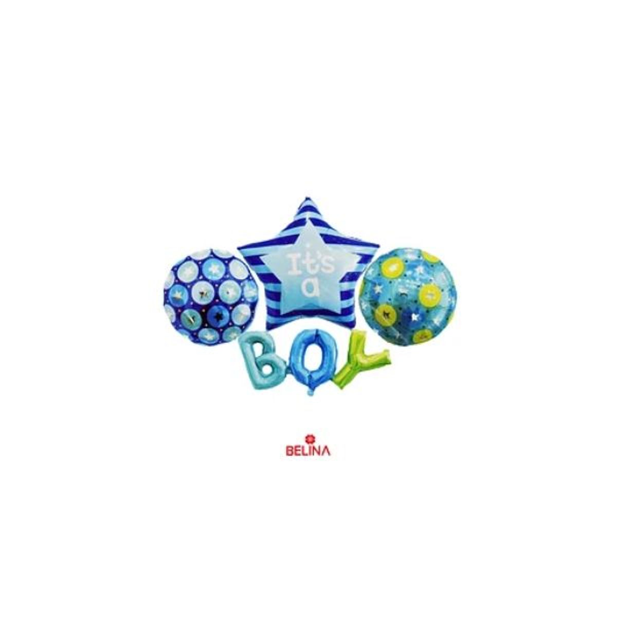 GENERICO - Set de globos its a boy 6 pcs