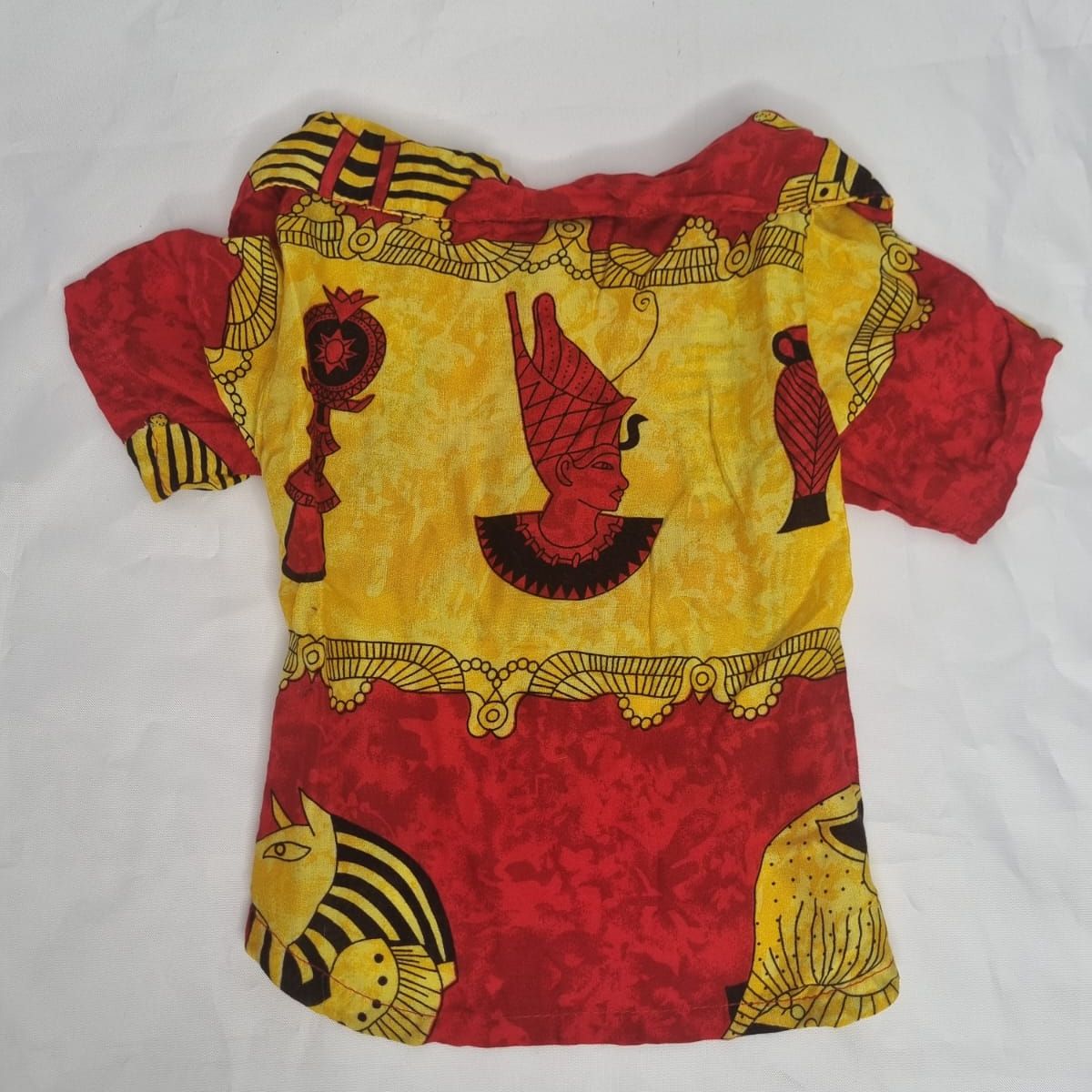 EL MUNDO DE EMMA - Guayabera mascota egipcia talla L corto