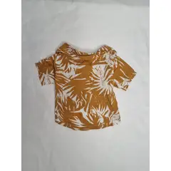 EL MUNDO DE EMMA - Guayabera mascota mostaza talla S corto