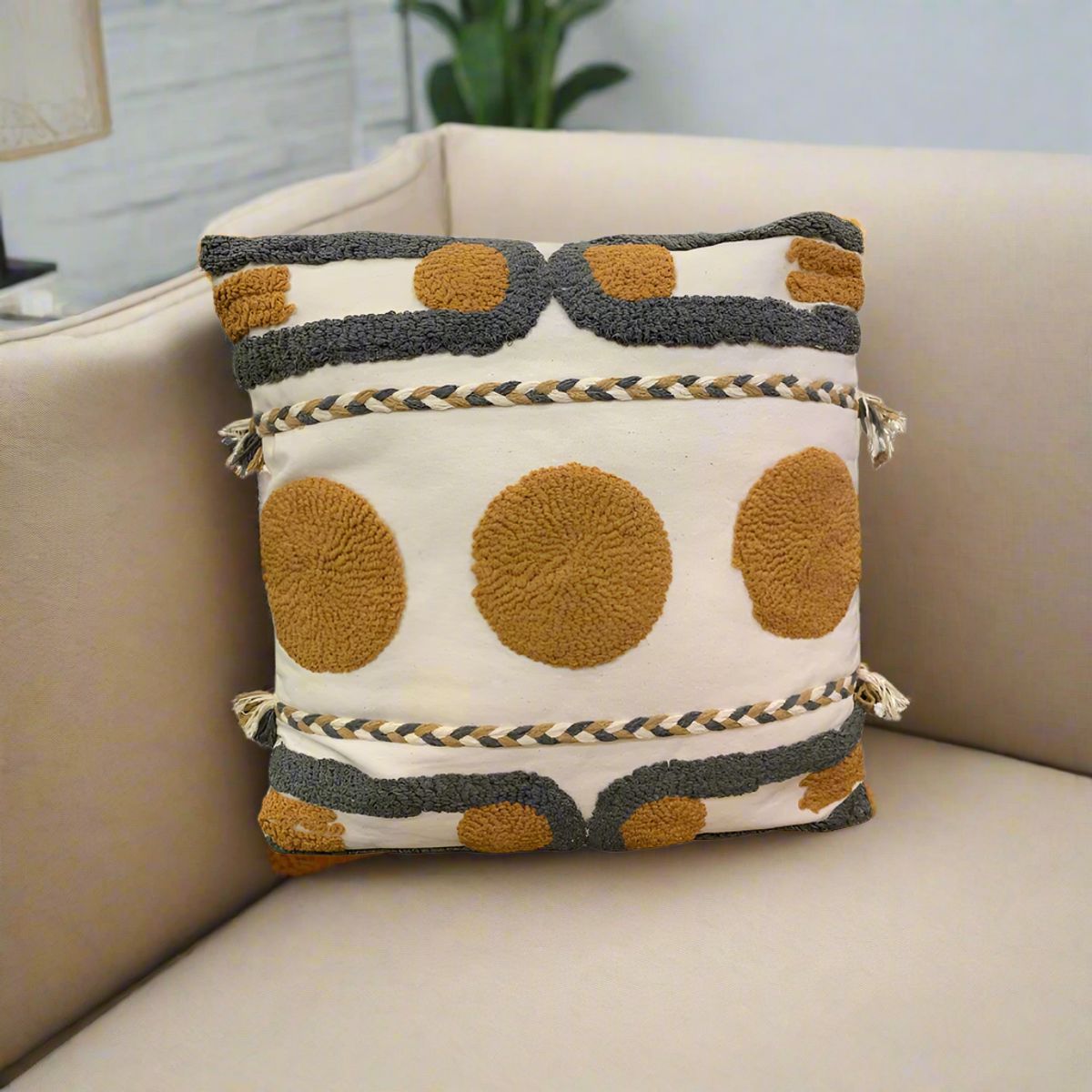GENERICO - Cojín Atenea 42x42cm Interior y Exterior