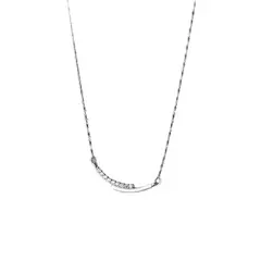 LUX JOYAS - Collar Plata 925 Sonrisa Dob Bri