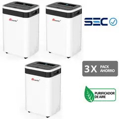 CASATEC - Deshumidificador de Aire Gtd-250 Plus WIFI 3 unidades