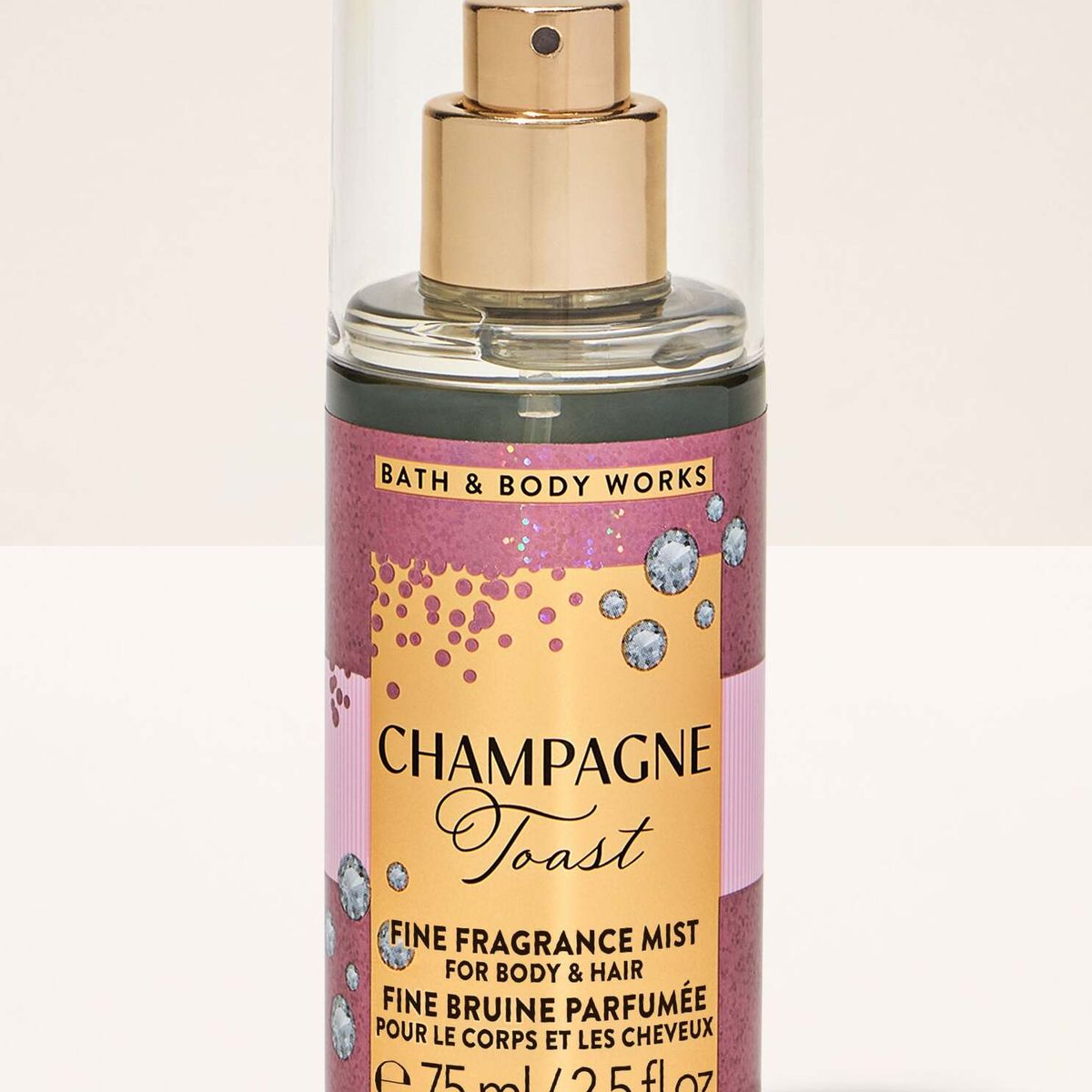 BATH & BODY WORKS - Mist Corporal Mini Bath and Body Works Champagne Toast