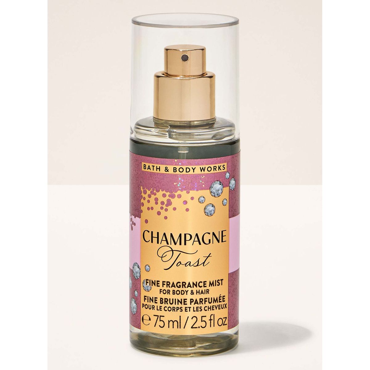 BATH & BODY WORKS - Mist Corporal Mini Bath and Body Works Champagne Toast