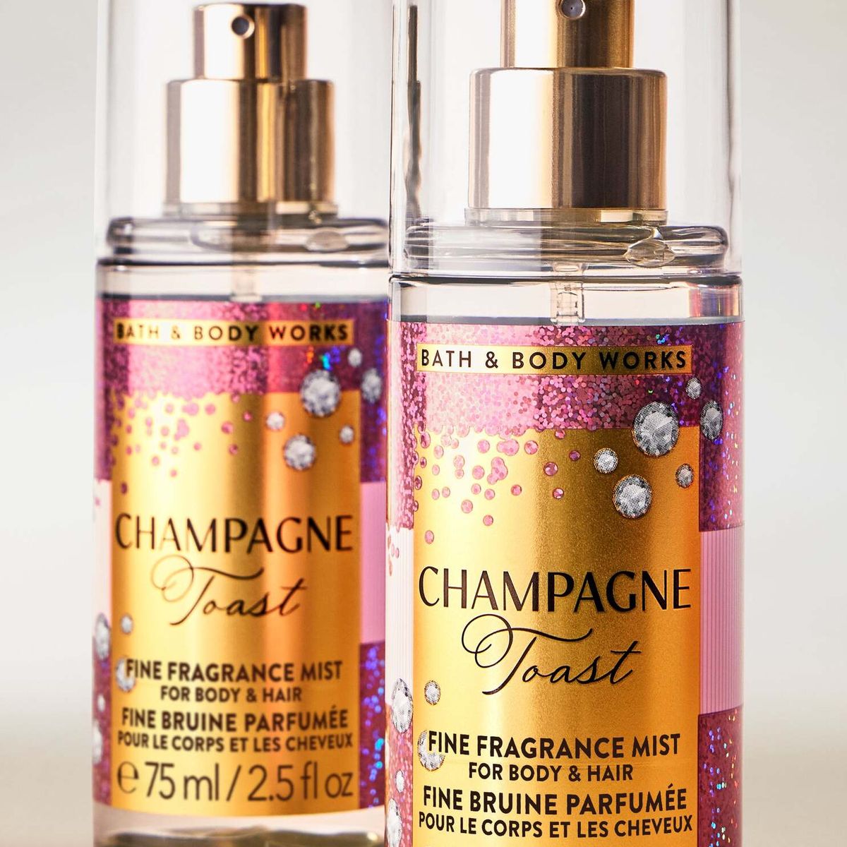 BATH & BODY WORKS - Mist Corporal Mini Bath and Body Works Champagne Toast