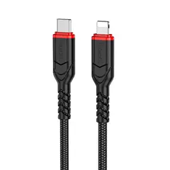 HOCO - Cable X59 VICTORY PD - LIGHTNING 2M NEGRO