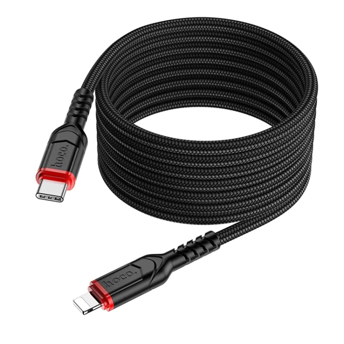 HOCO - Cable Hoco X59 VICTORY PD - LIGHTNING 2M NEGRO