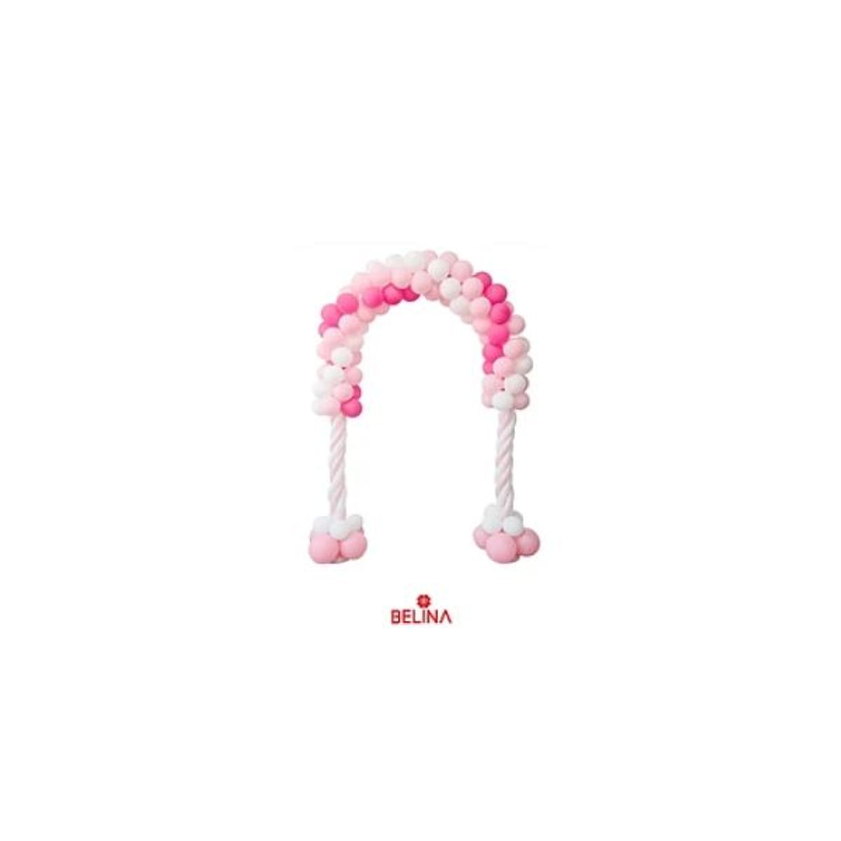 GENERICO - Arco de globos de látex rosa 116pcs 180cm