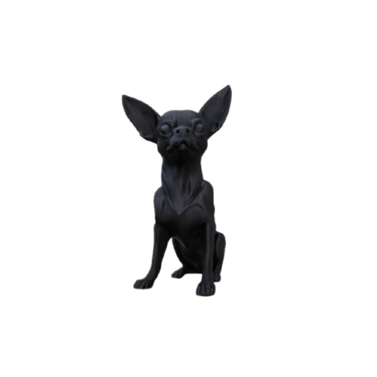 GENERICO - Escultura de Chihuahua Minimalista
