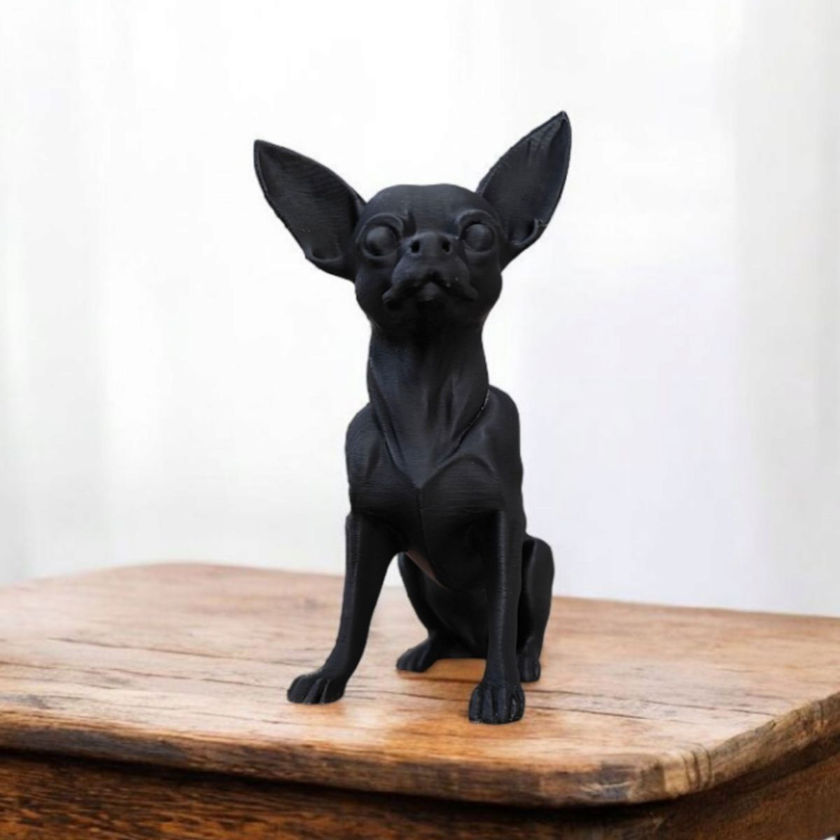 GENERICO - Escultura de Chihuahua Minimalista