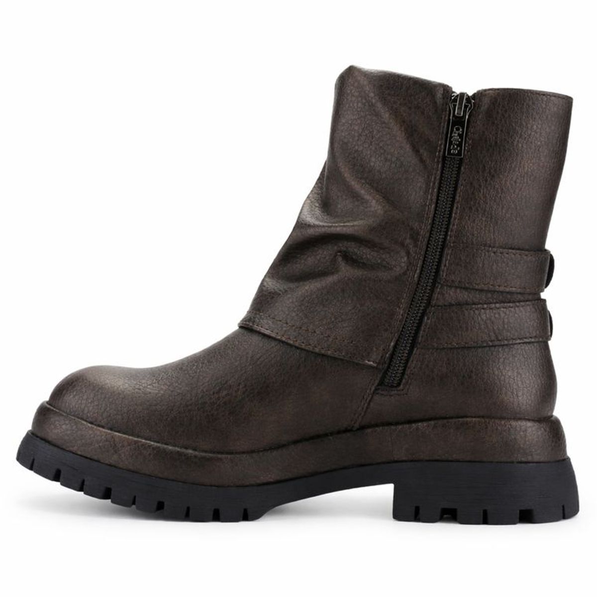 CHALADA - Botin Mujer Bronce Casual Chalada Krep