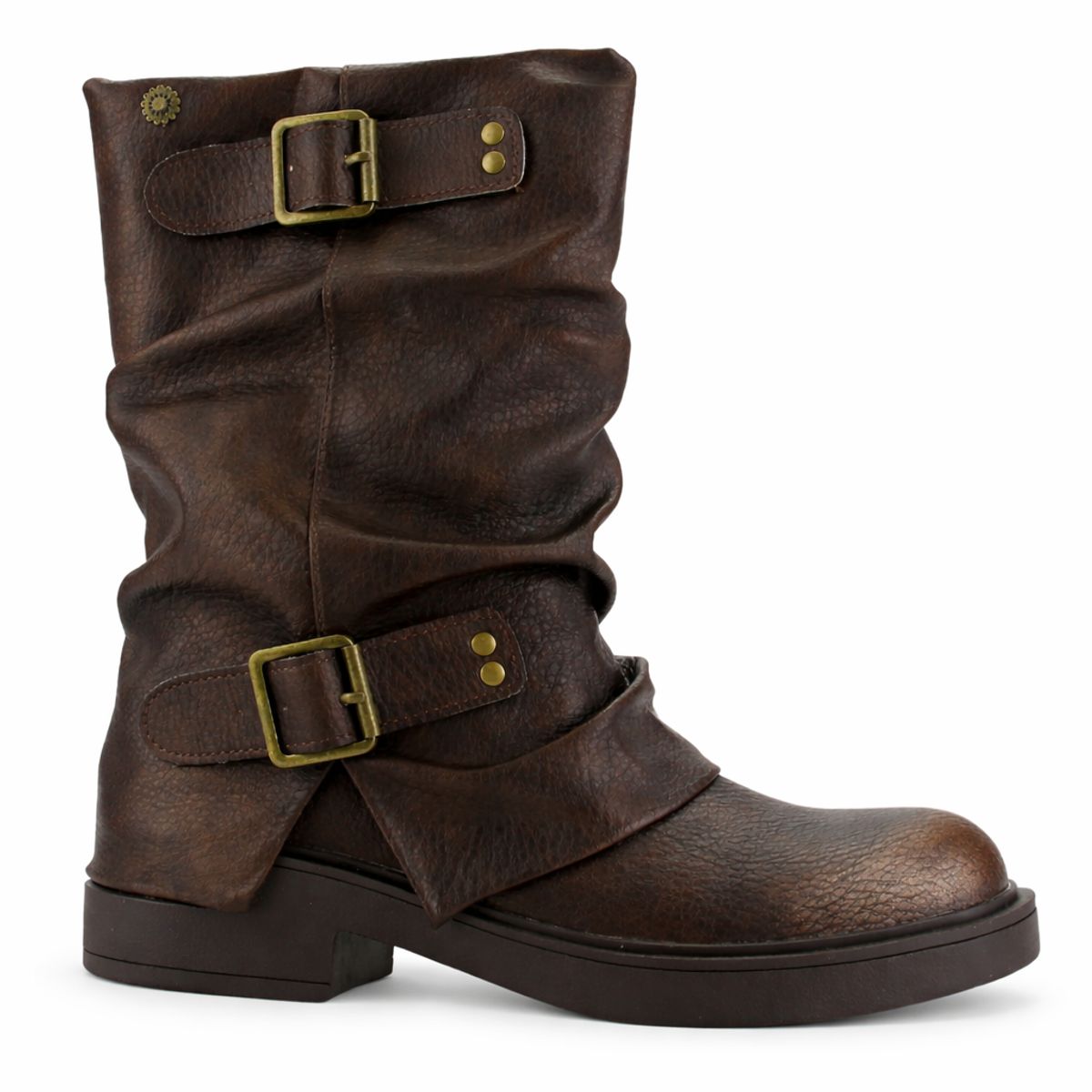 CHALADA - Botin Mujer Café Casual Chalada Biker