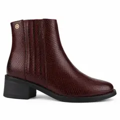 CHALADA - Botin Mujer Burdeo Casual Trafa