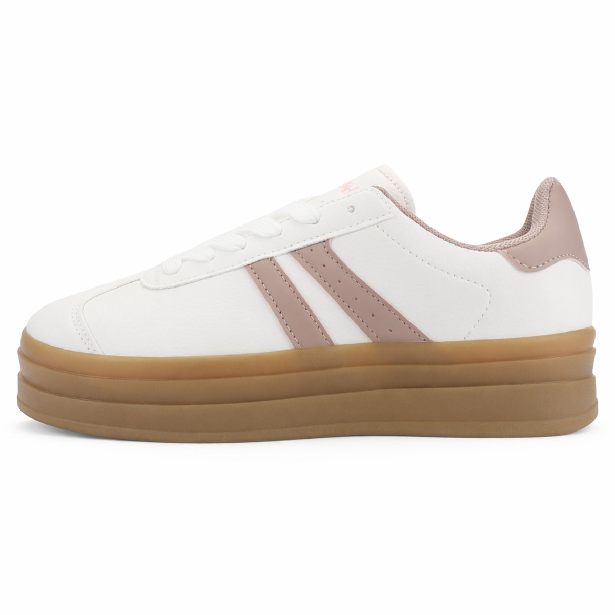 CHALADA - Zapatilla Mujer Blanco y Rosado Urbano Chalada Andy