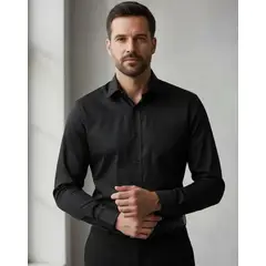 BLUE MOUNTAIN - Camisa Hombre Casual Manga Larga