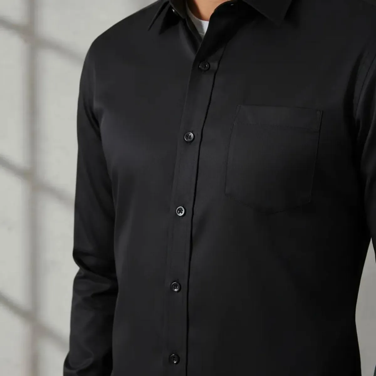 BLUE MOUNTAIN - Camisa Hombre Casual Manga Larga