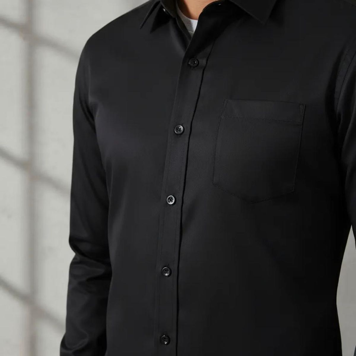 BLUE MOUNTAIN - Camisa Hombre Casual Manga Larga