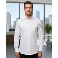 BLUE MOUNTAIN - Camisa Hombre Casual Manga Larga