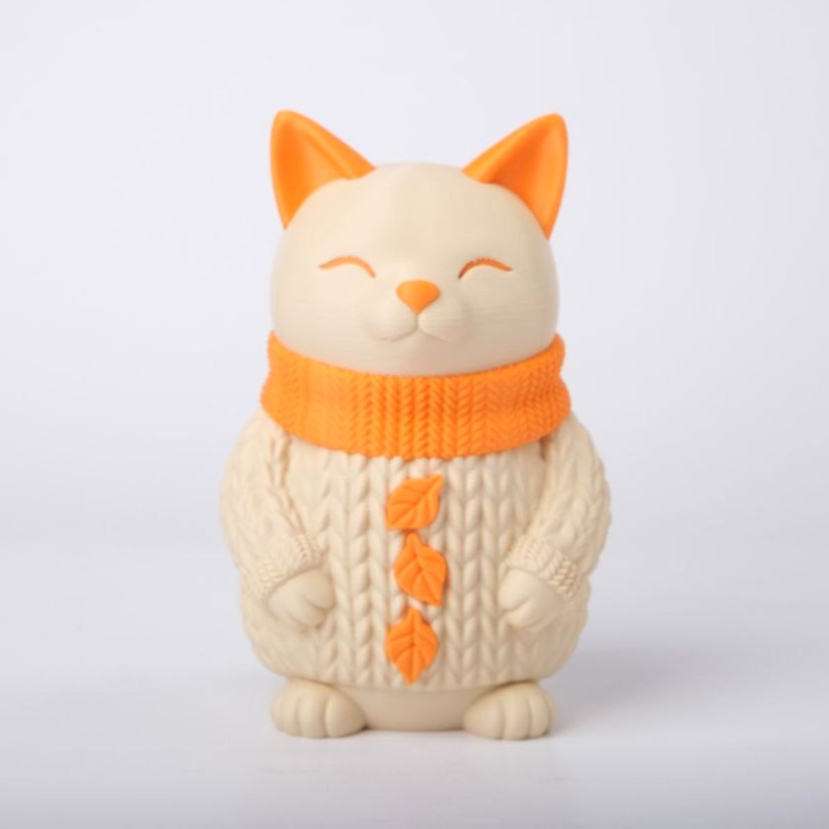 GENERICO - Escultura- Gato Suéter Acogedor