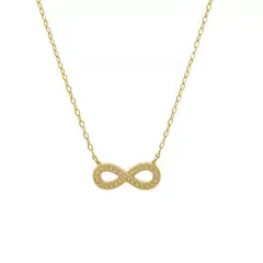 LUX JOYAS - Collar Plata 925 Infinito Bri