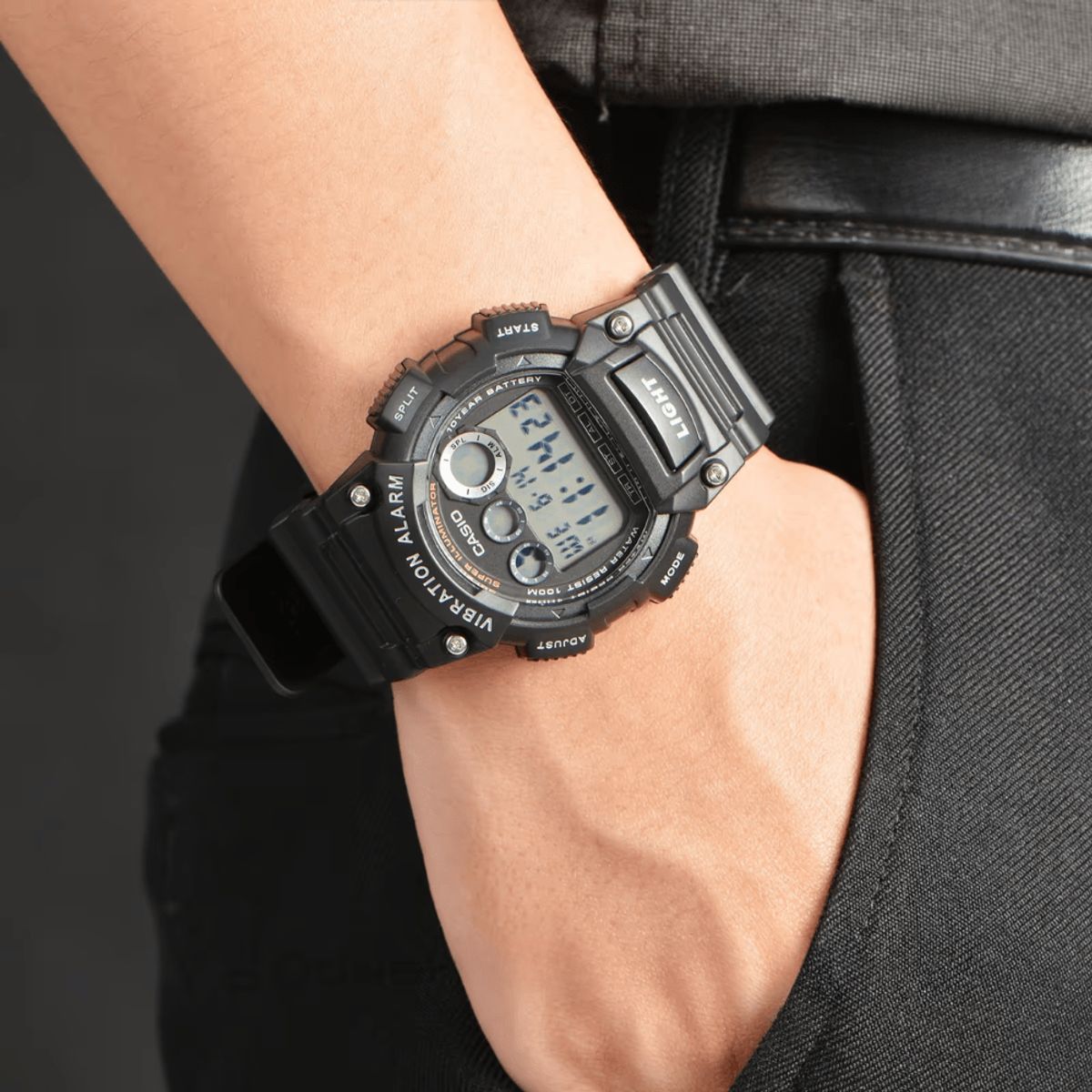 CASIO - RELOJ CASIO W-735H-1AVDF NEGRO