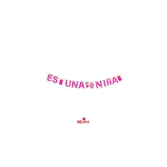 GENERICO - Guirnalda Es una niña rosa 3m