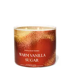 BATH & BODY WORKS - Vela Grande Bath and Body Works Warm Vanilla Sugar