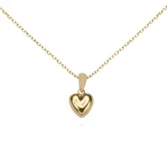 LUX JOYAS - Collar Plata 925 Corazón Liso
