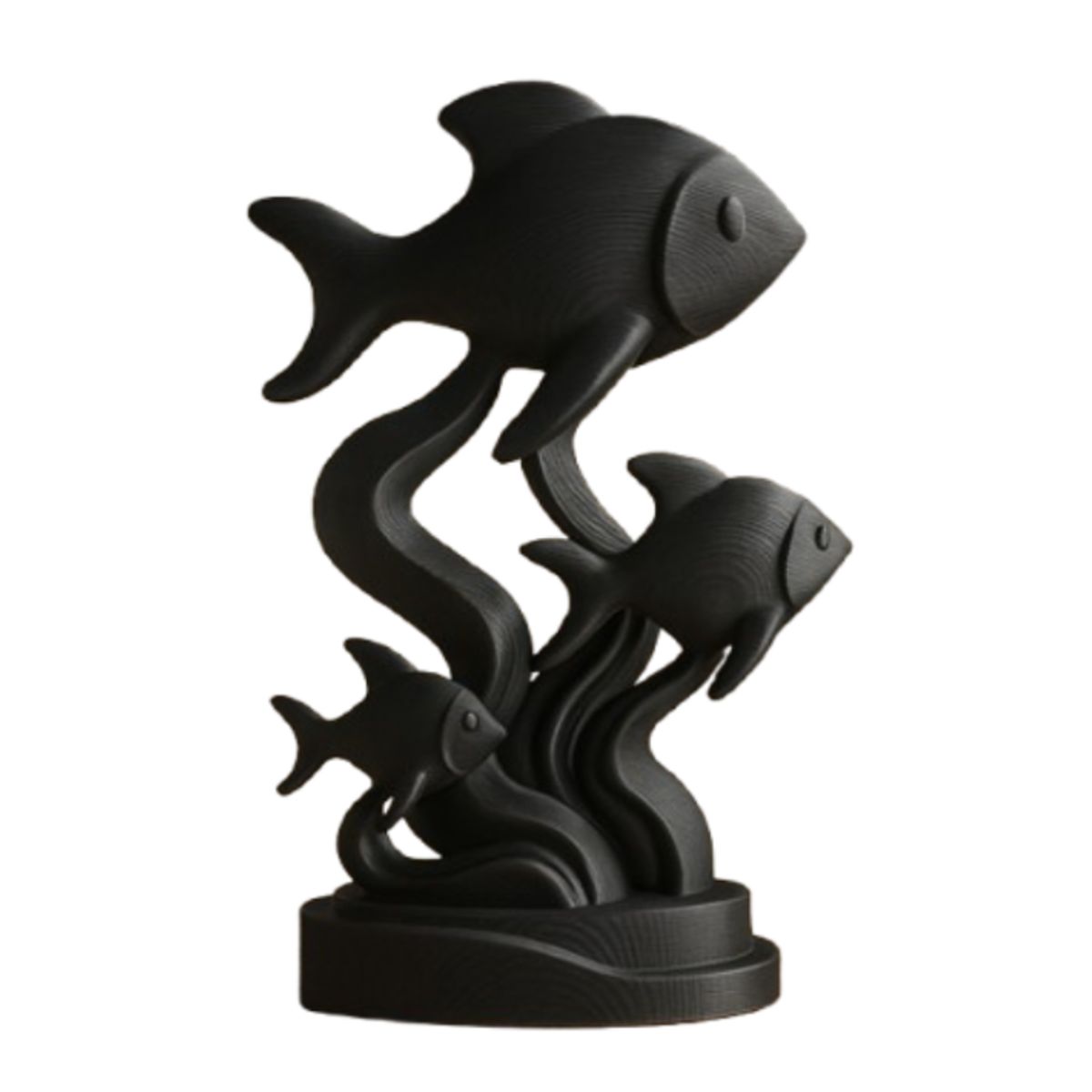 GENERICO - Escultura- Familia de Peces