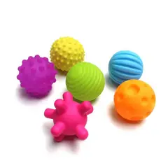 GENERICO - SET 6 PELOTAS DE ESTIMULACION SENSORIAL