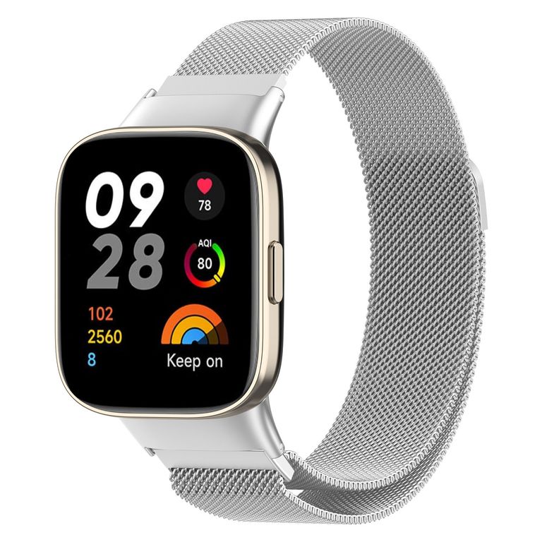 Correas Milanesse Loop Para Redmi Watch 3 Plateado TALLA UNICA