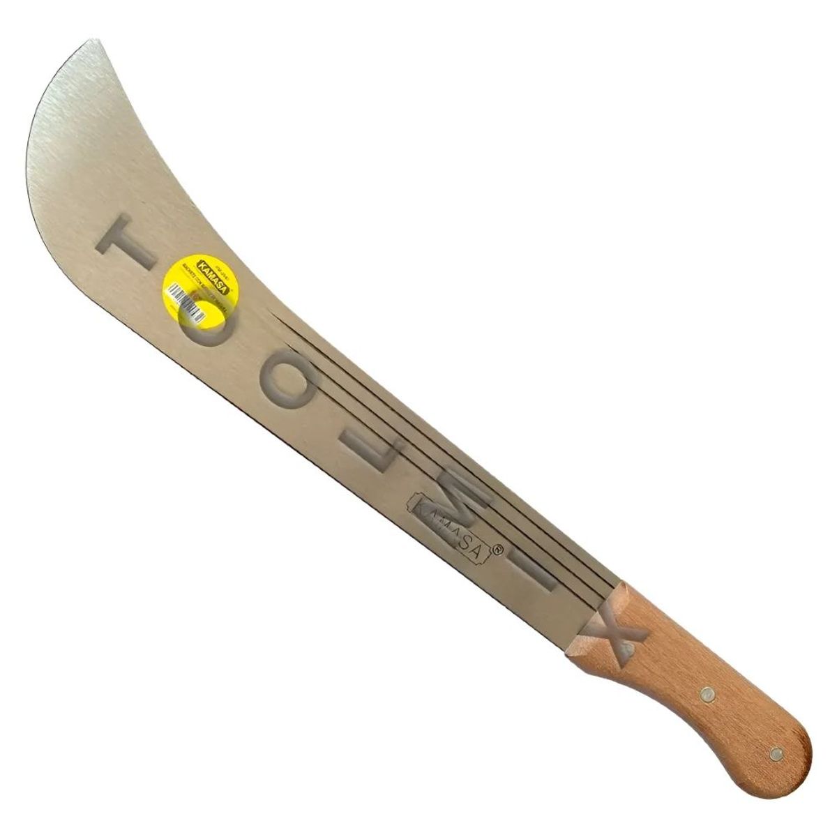 KAMASA - Machete Mango Madera Acero Reforzado 16 Pulgadas Profesional