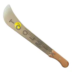 KAMASA - Machete Mango Madera Acero Reforzado 16 Pulgadas Profesional
